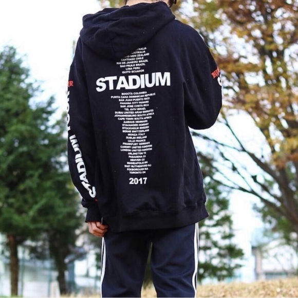 Justin Bieber Official Stadium Tour Pullover Hoodie Adult Size: M - Picture 3 of 6